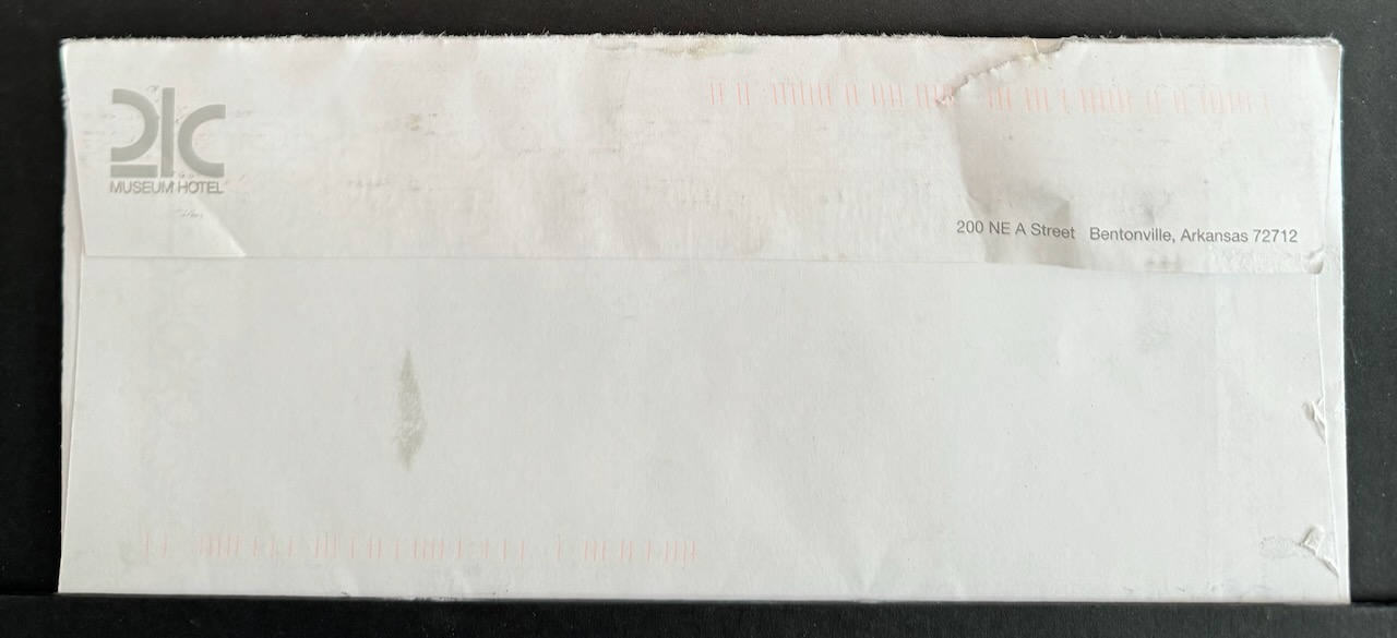 21C Hotel Bentonville stationery image 4