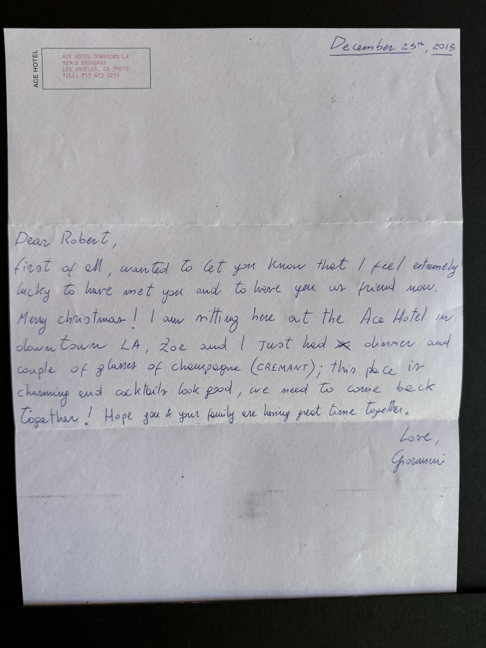 Ace Hotel LA stationery image 2