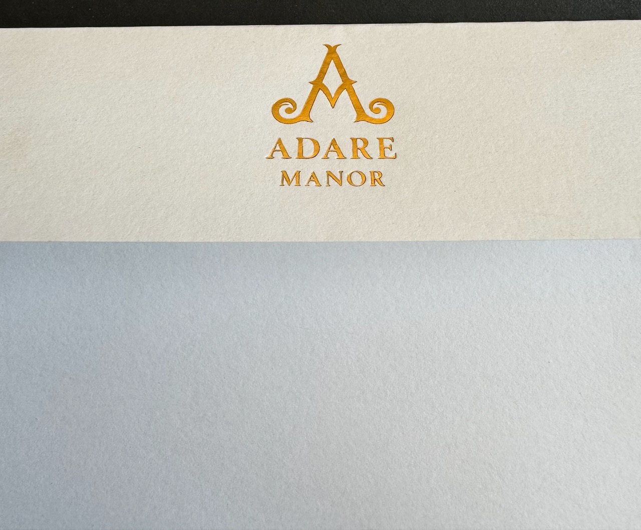 Adare Manor Limerick stationery image 3