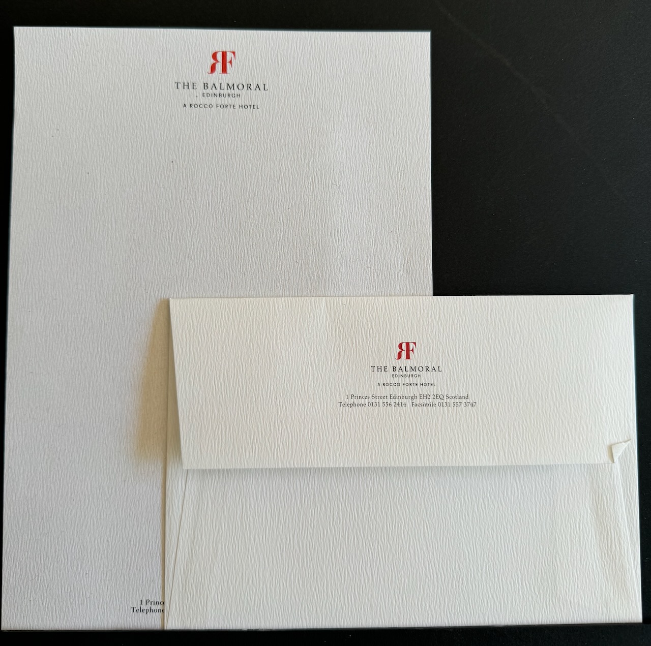 Balmoral Edinburgh stationery image 6