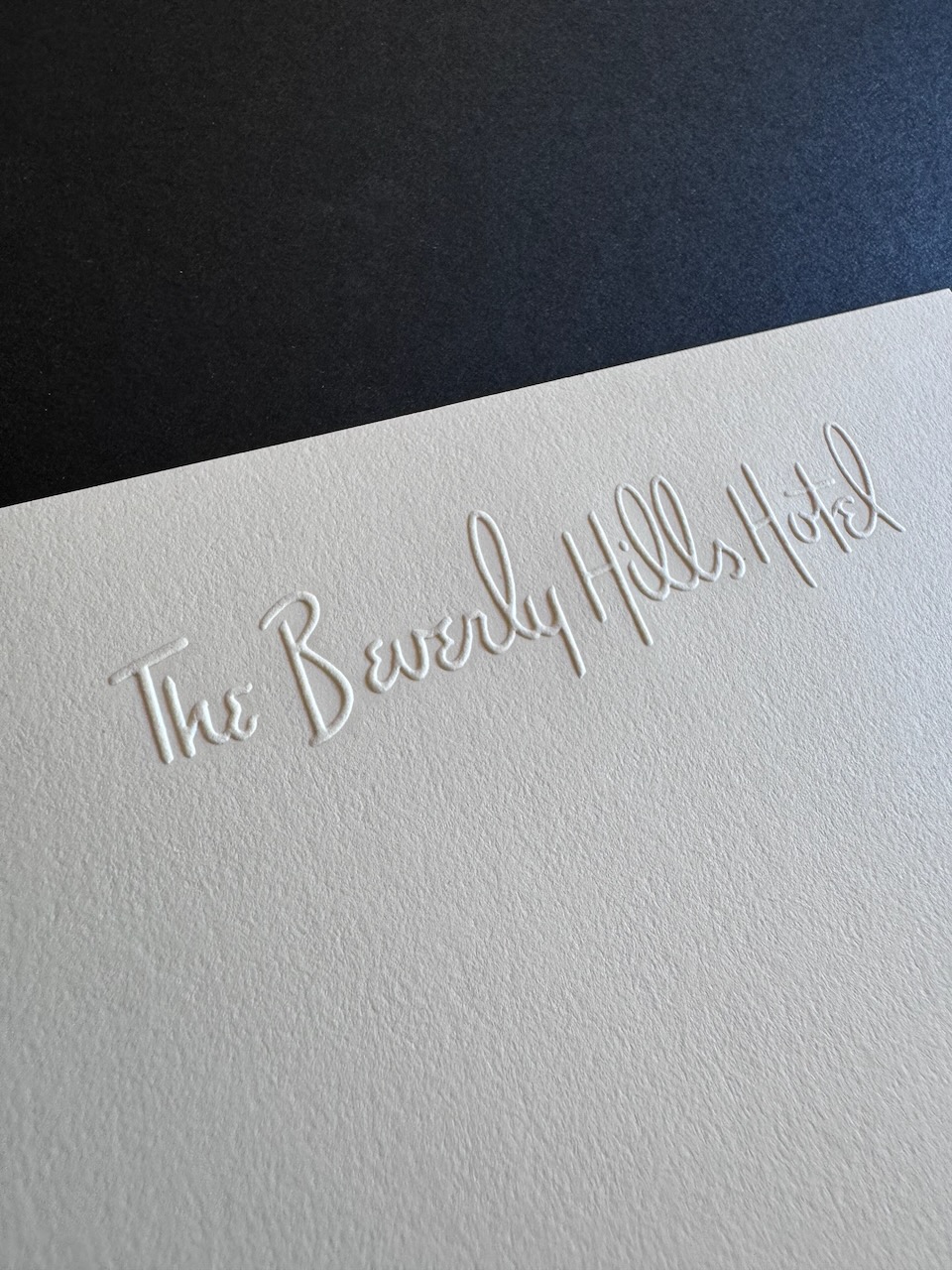 Beverly Hills Hotel stationery image 1