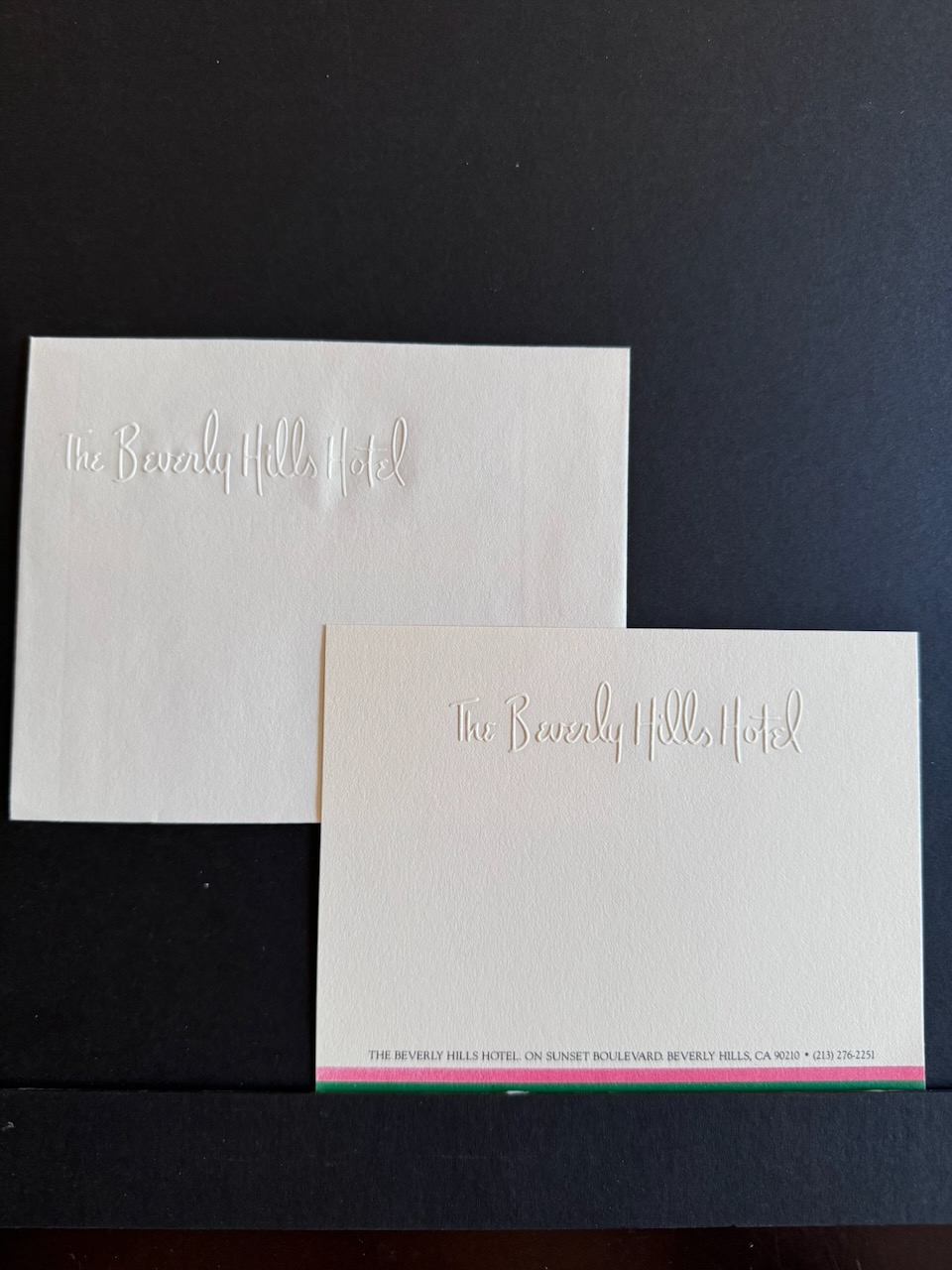 Beverly Hills Hotel stationery image 3