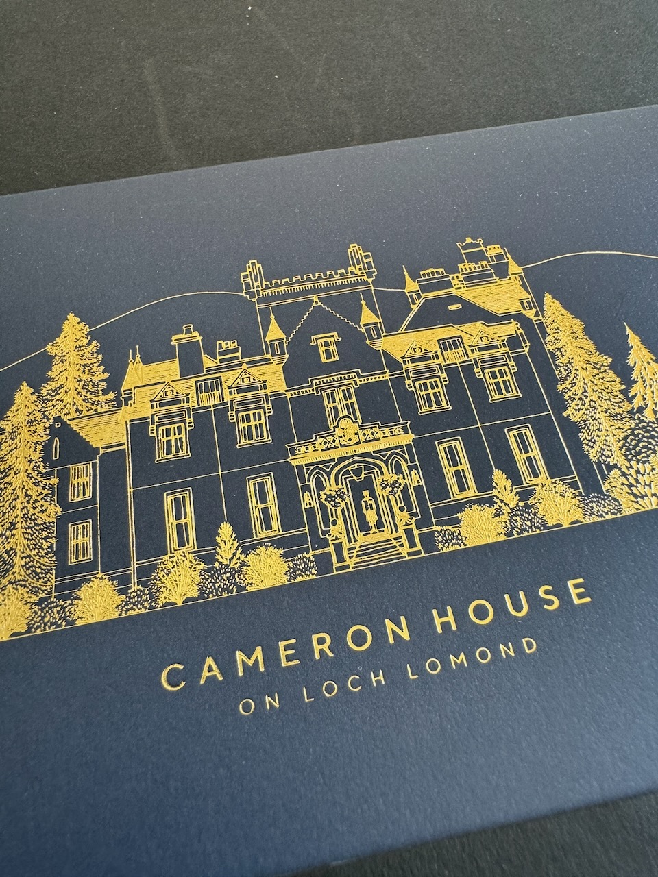 Cameron House Loch Lomond stationery image 3