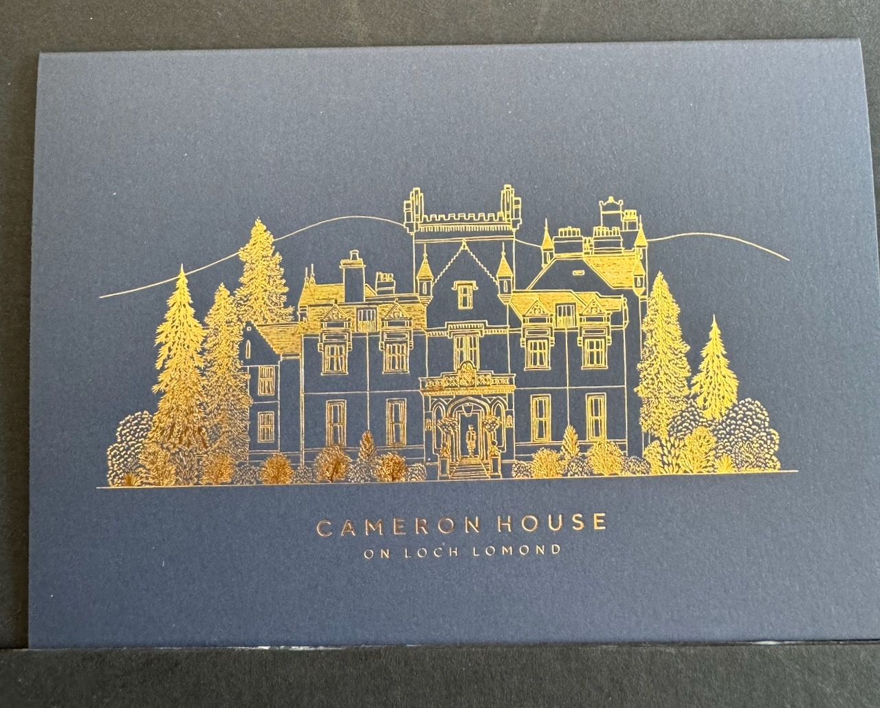 Cameron House Loch Lomond stationery image 4