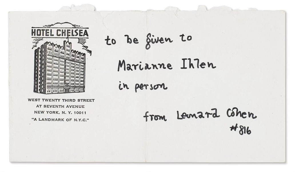 Chelsea Hotel NYC stationery image 3