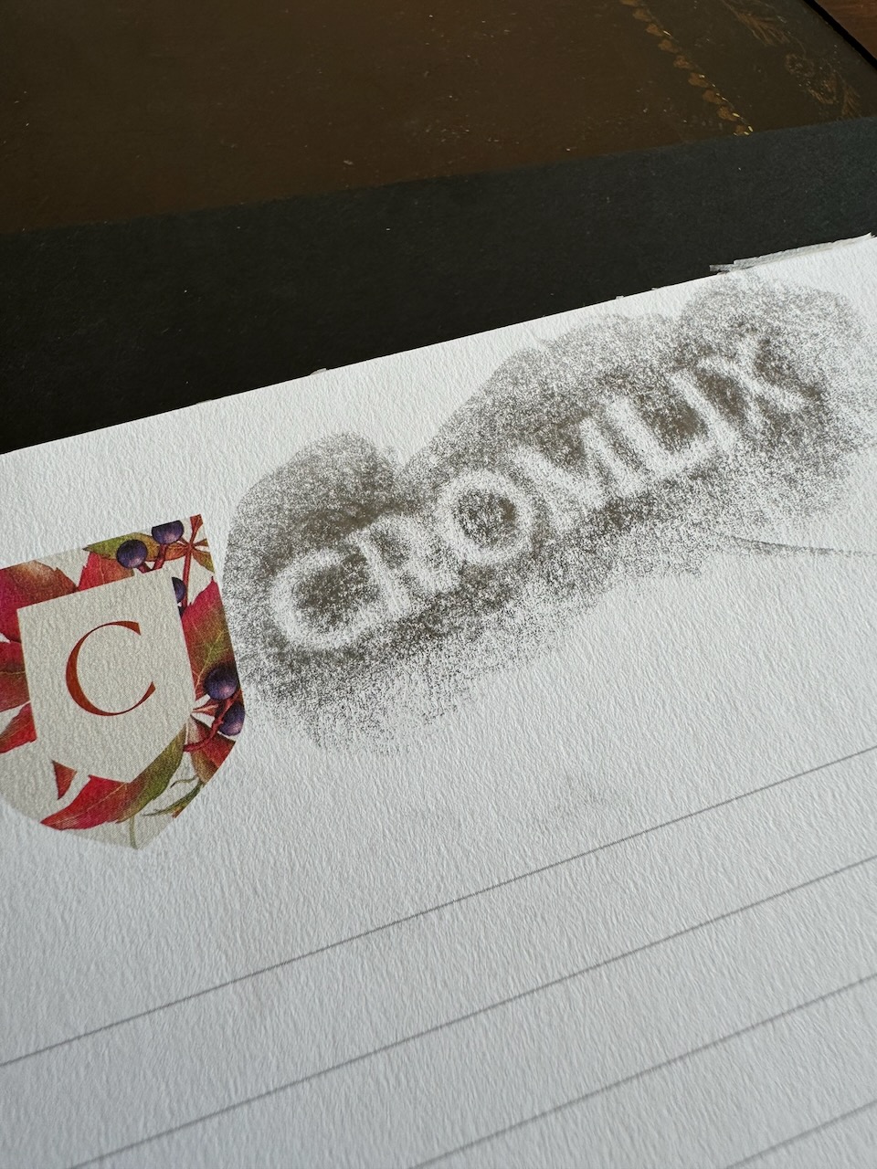 Cromlix Dunblane stationery image 4