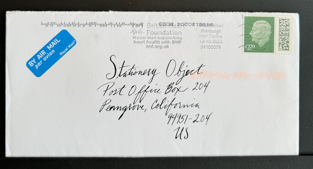 Cromlix Dunblane stationery image 6