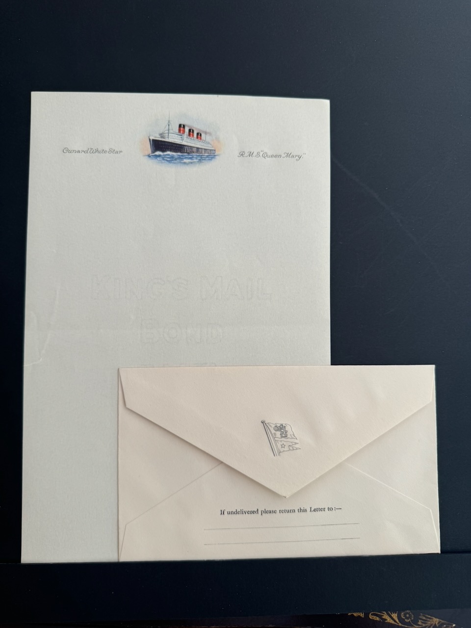 Cunard stationery image 5