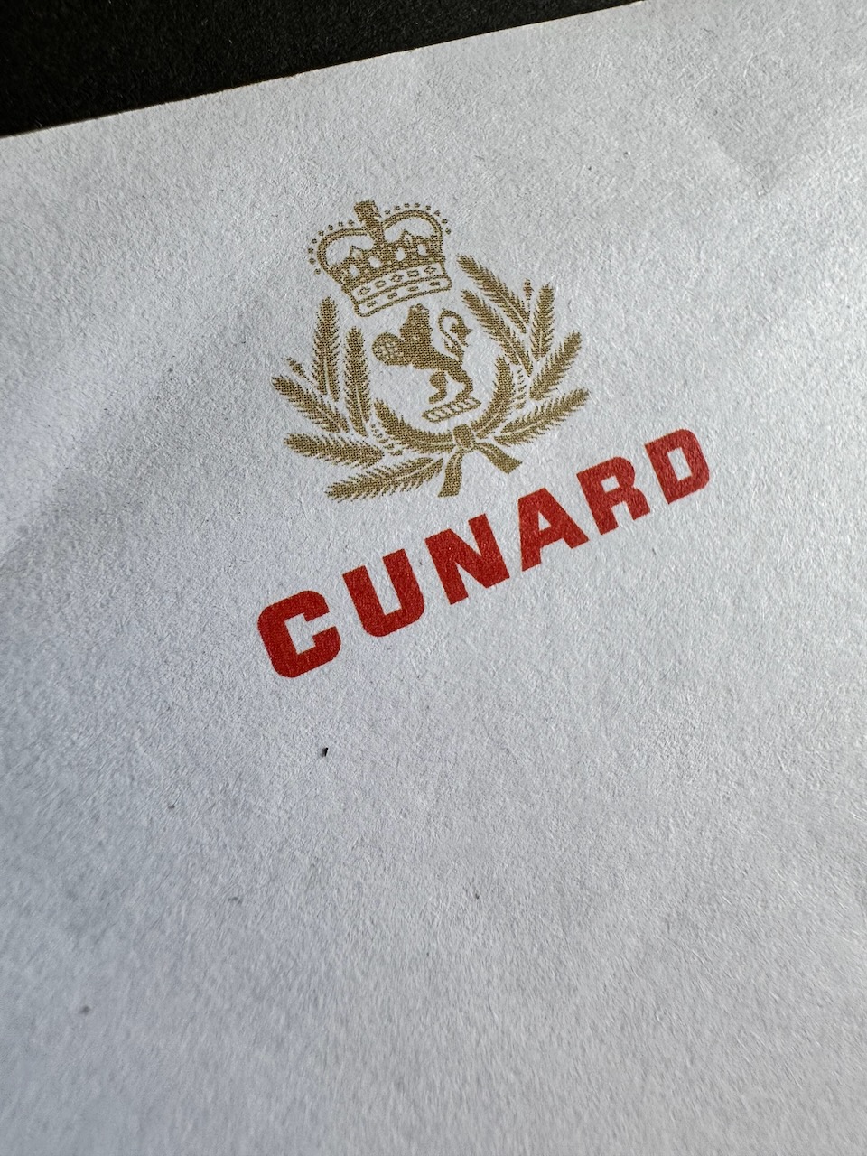 Cunard stationery image 7