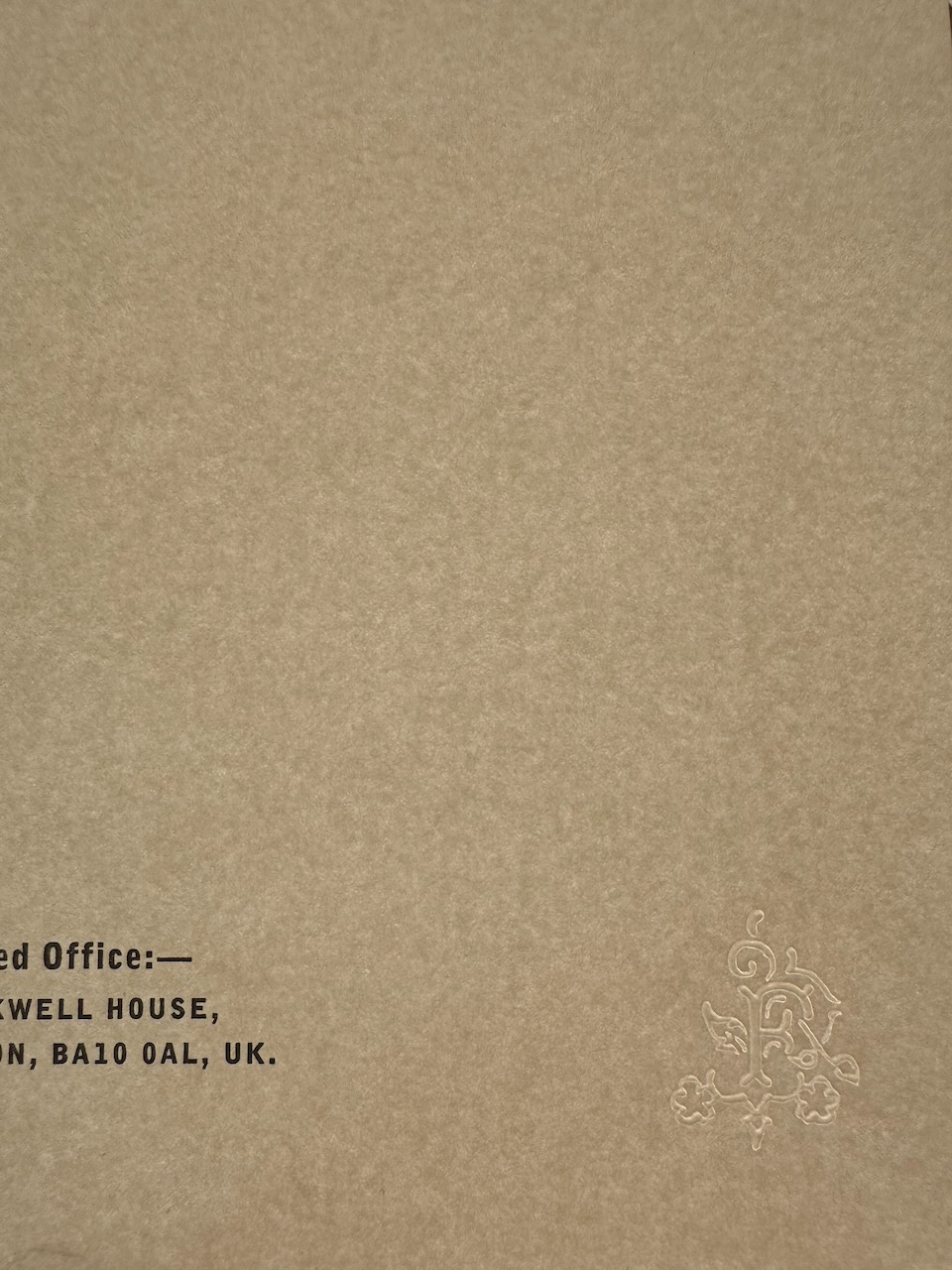 Fife Arms Braemar stationery image 4