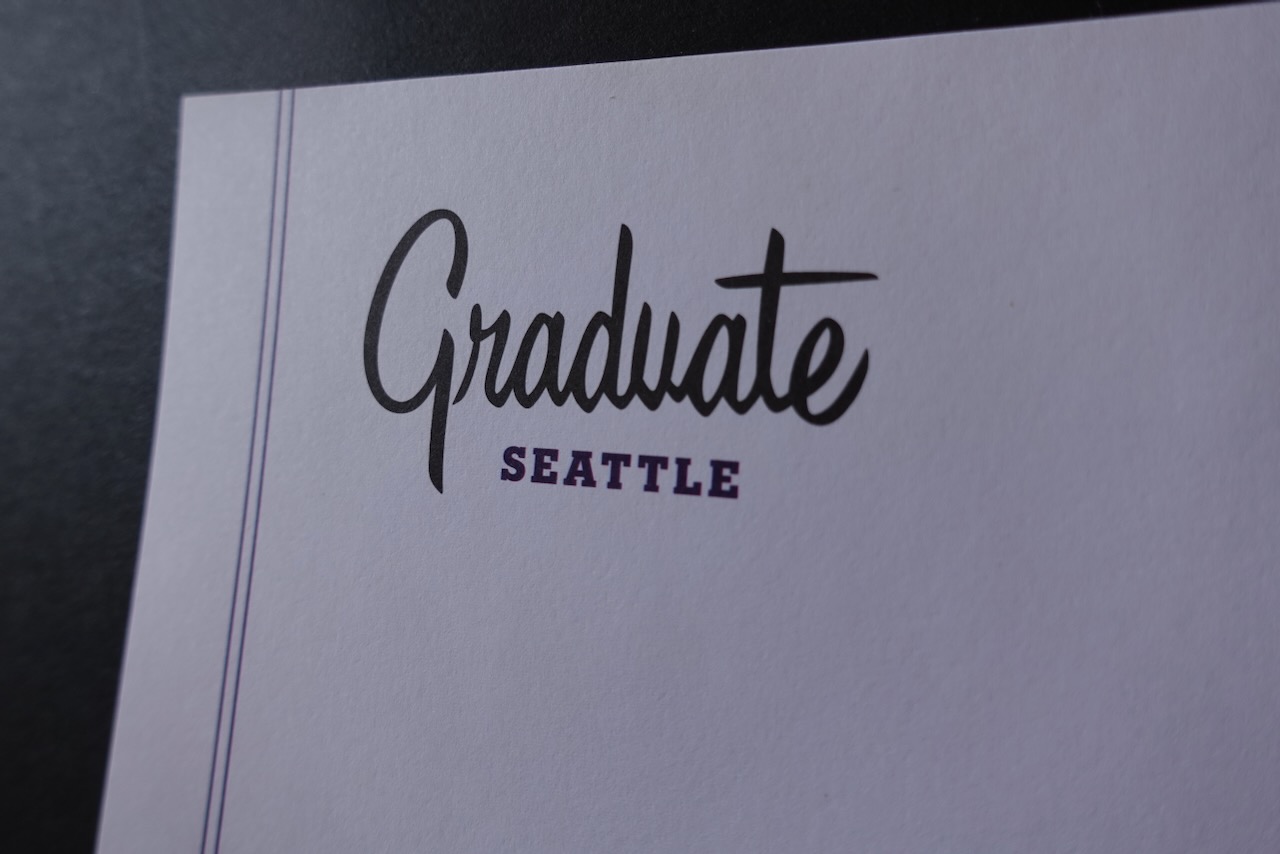 Graduate Seattle stationery image 1