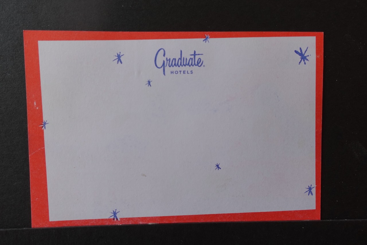 Graduate Seattle stationery image 4