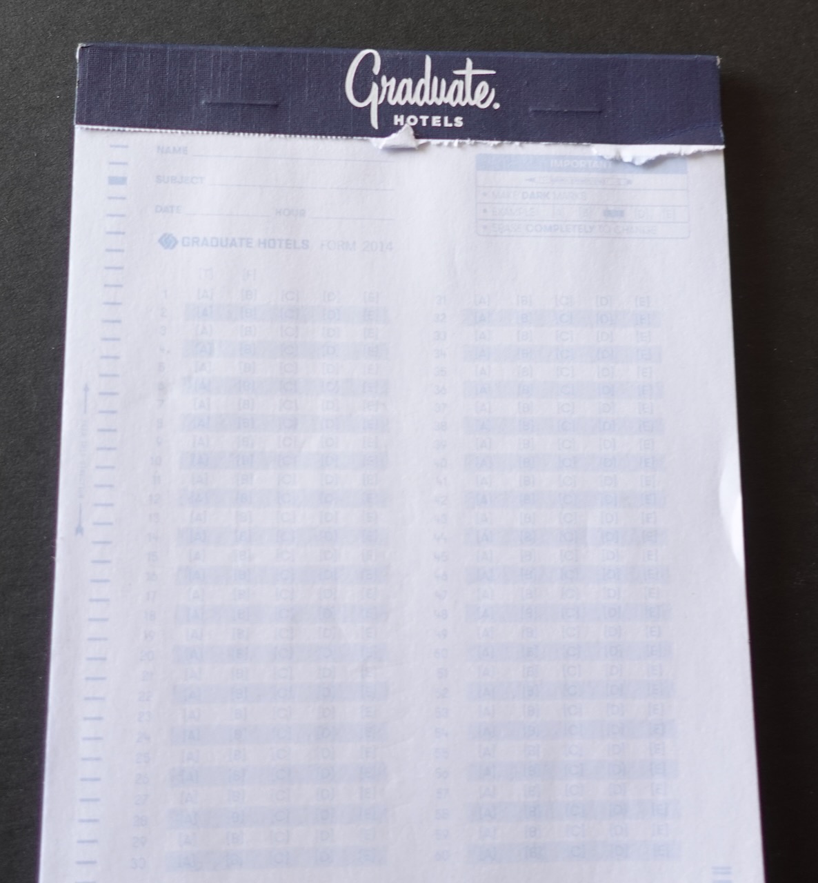 Graduate Seattle stationery image 5