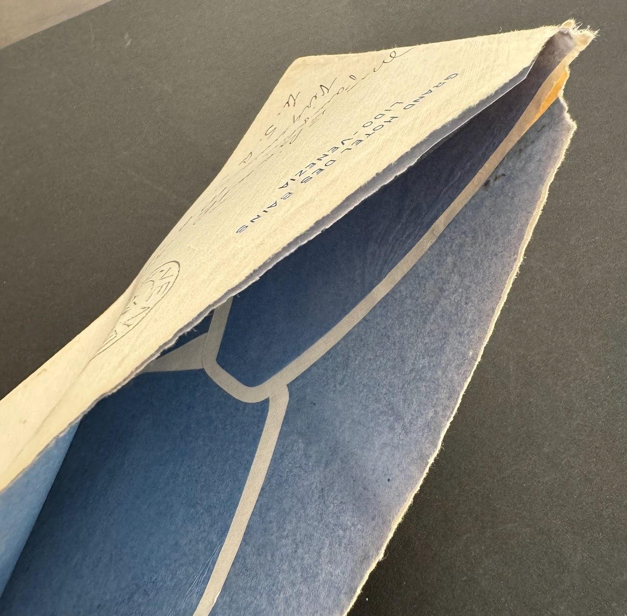 GRAND HOTEL DES BAINS Lido Venice stationery image 4