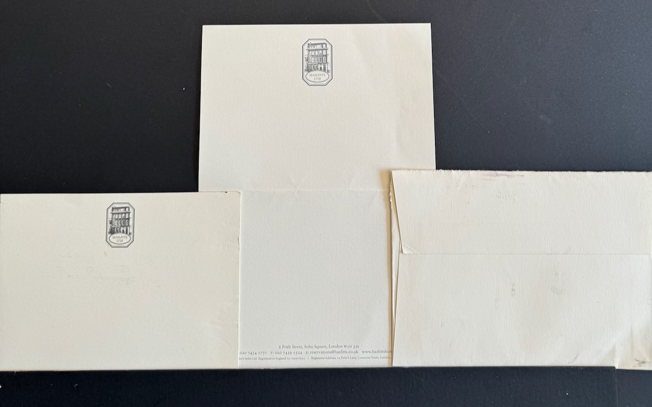 Hazlitt's SoHo stationery image 6