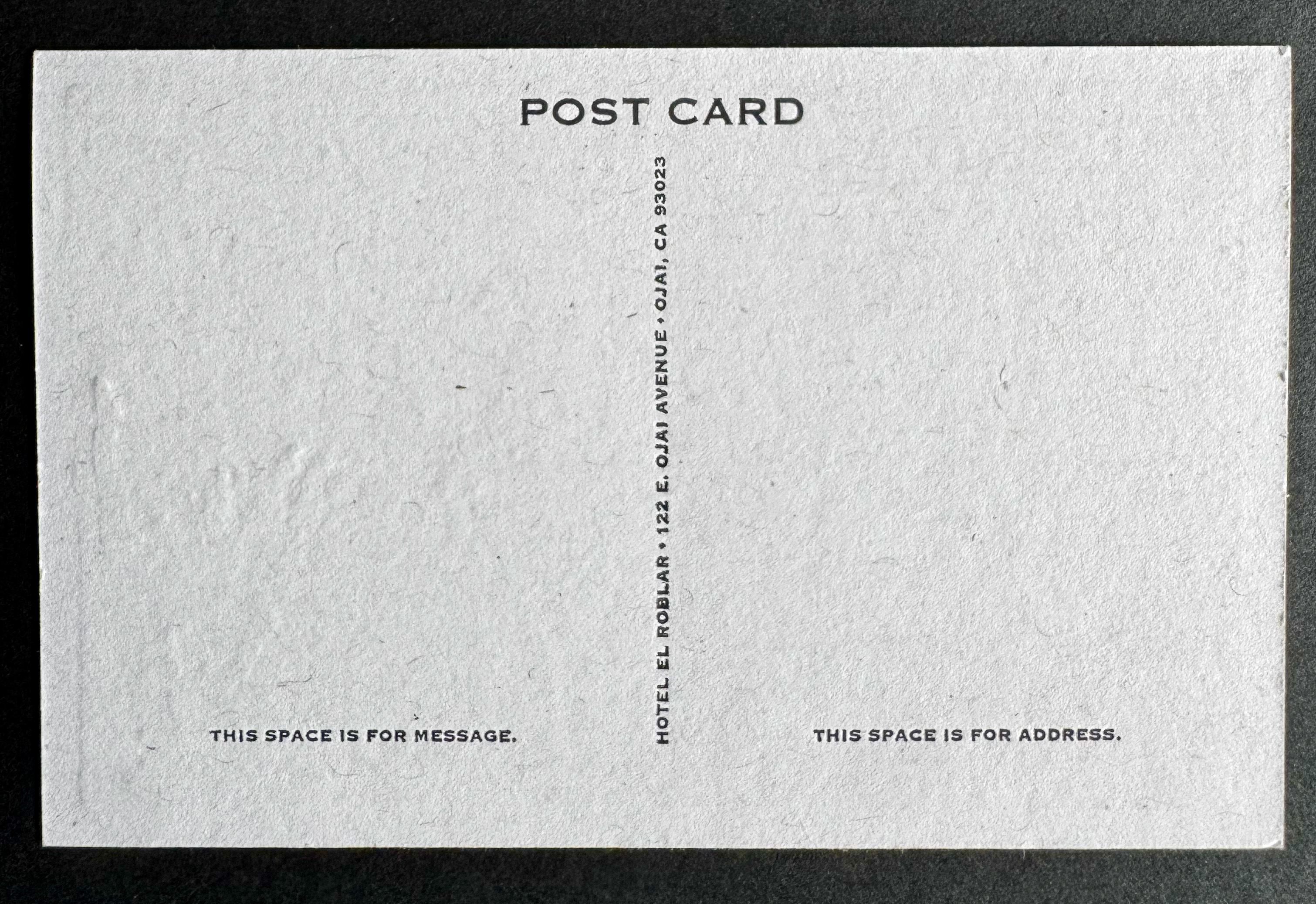 Hotel El Roblar stationery image 9