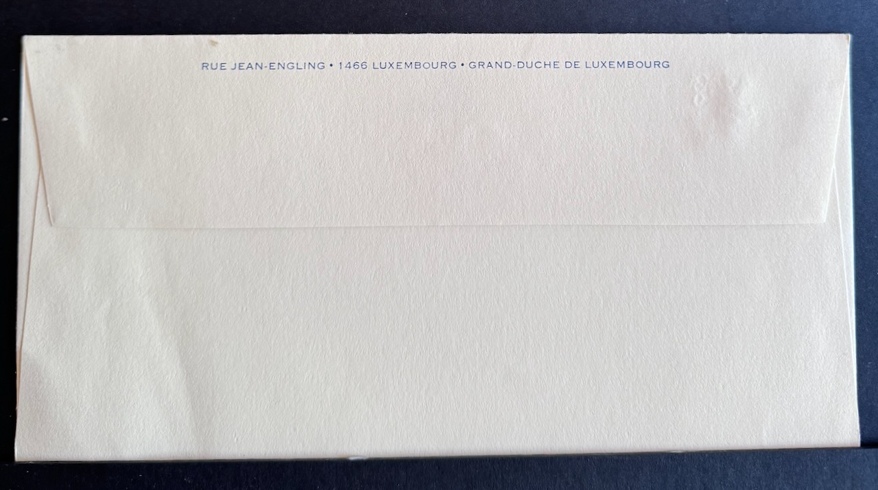 HOTEL INTERCONTINENTAL LUXEMBOURG stationery image 2