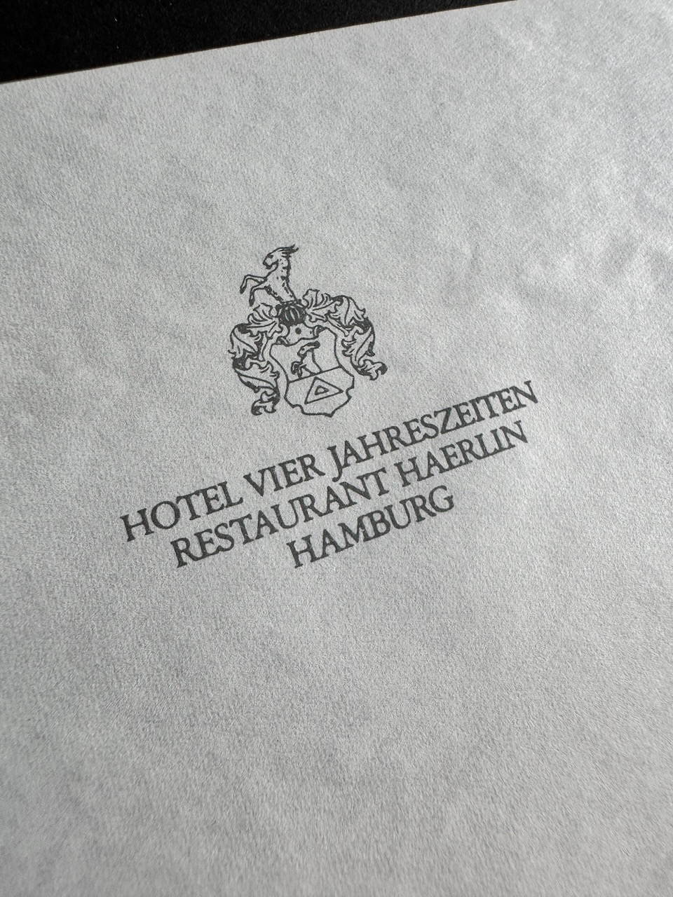 Hotel Vier Jahreszeiten Hamburg stationery image 2