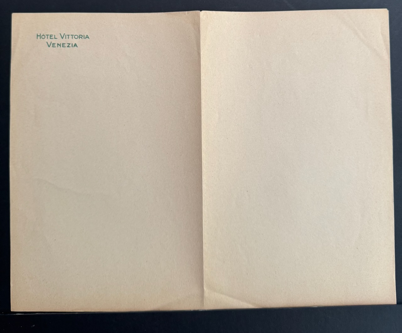 HôTEL VITTORIA VENice stationery image 2