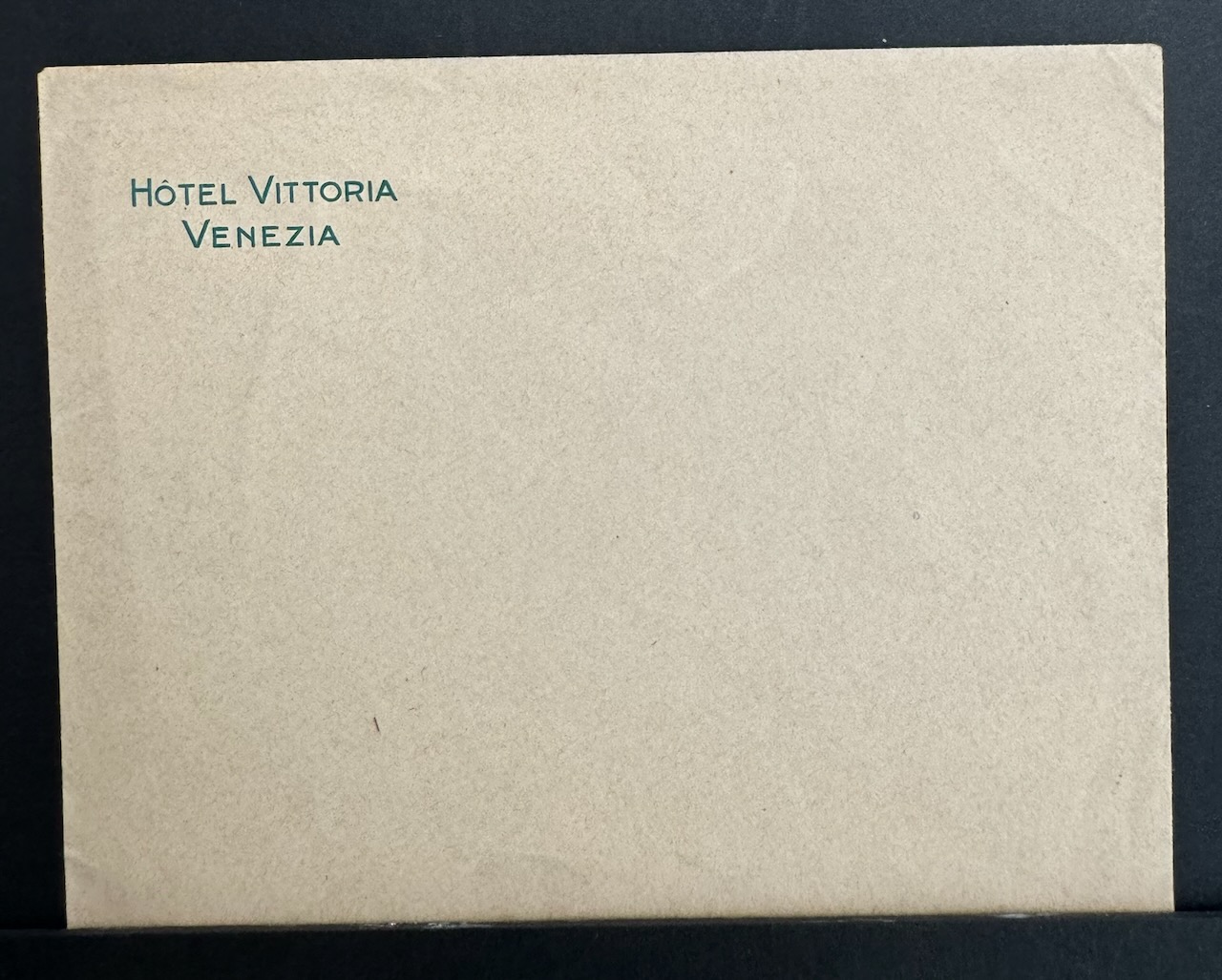 HôTEL VITTORIA VENice stationery image 3