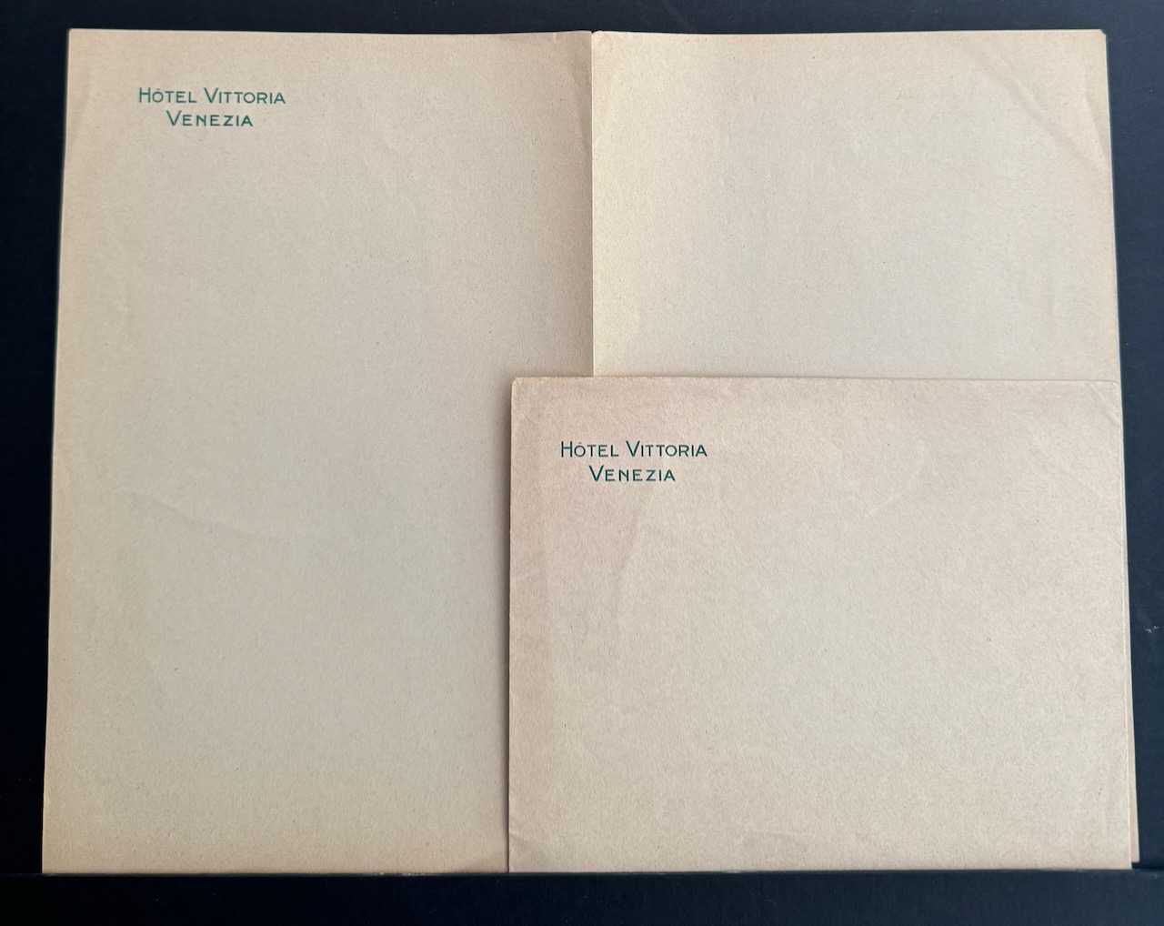 HôTEL VITTORIA VENice stationery image 5