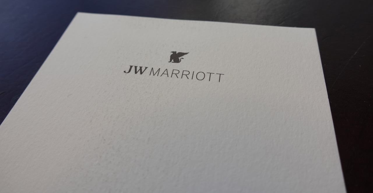JW Marriott stationery image 1