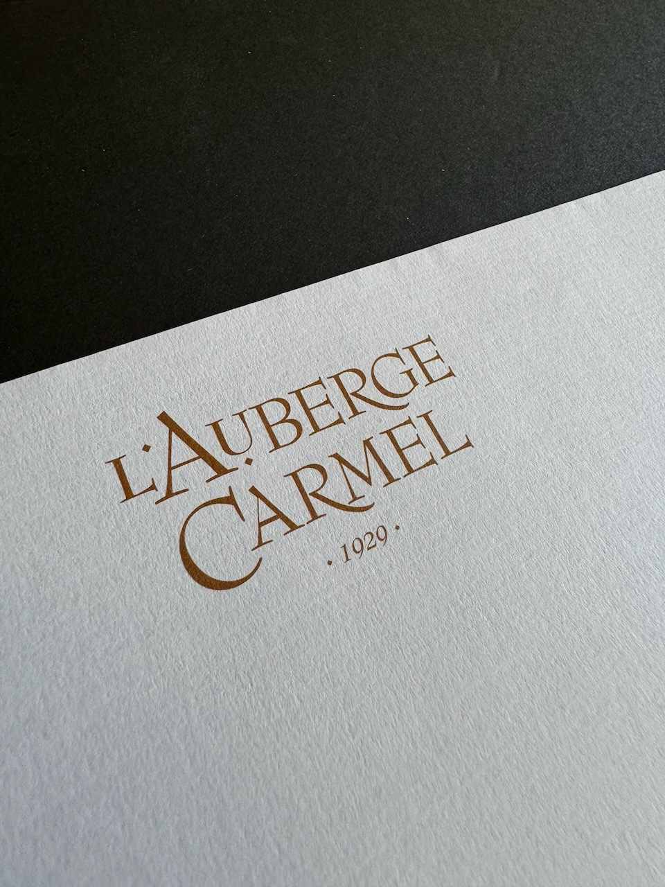 L'Auberge Carmel stationery image 1