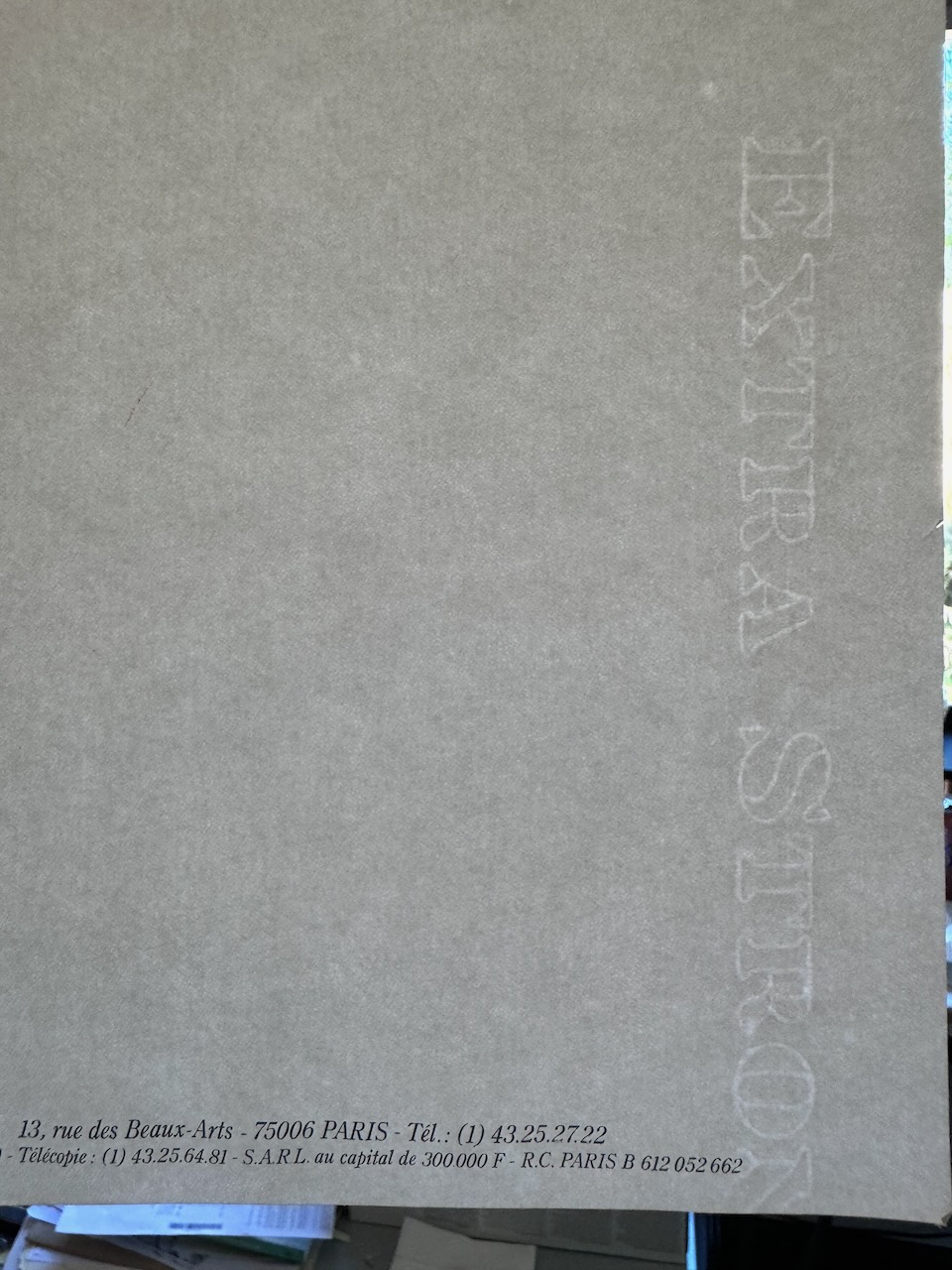 L'HOTEL GL. Aubrucheren Paris stationery image 3