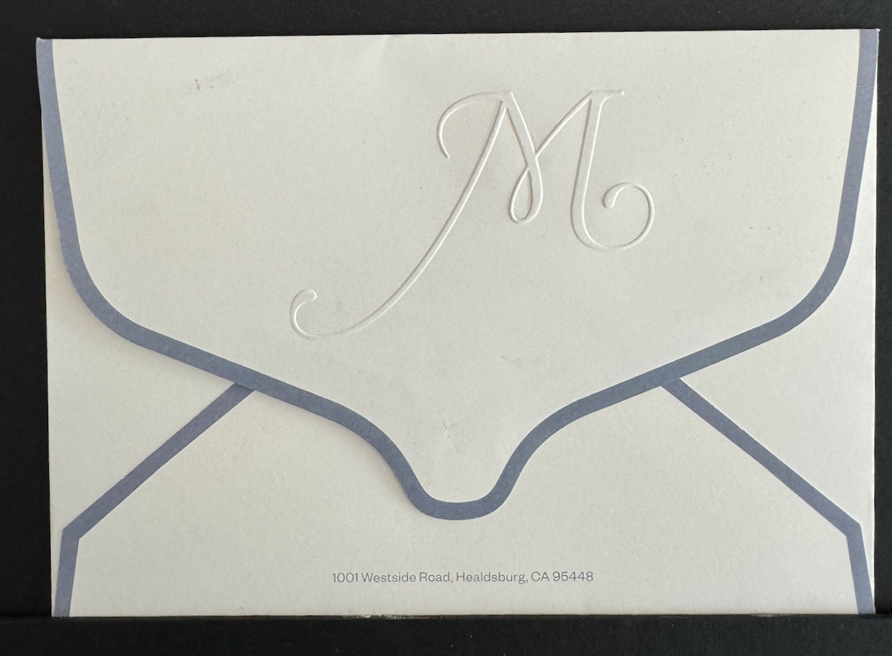 Madrona Healdsburg stationery image 4