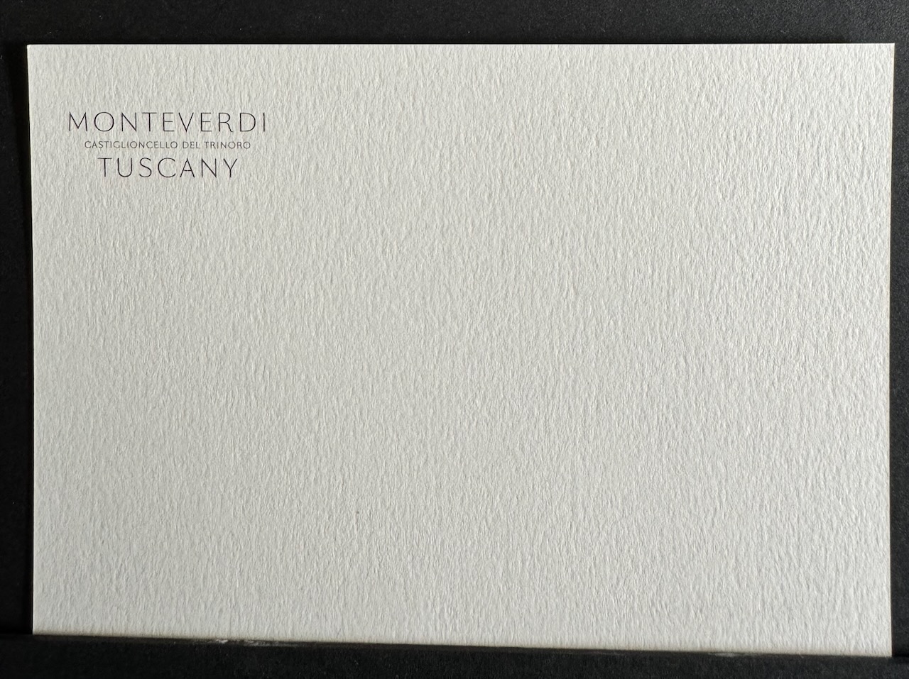 Monteverdi Tuscany stationery image 5