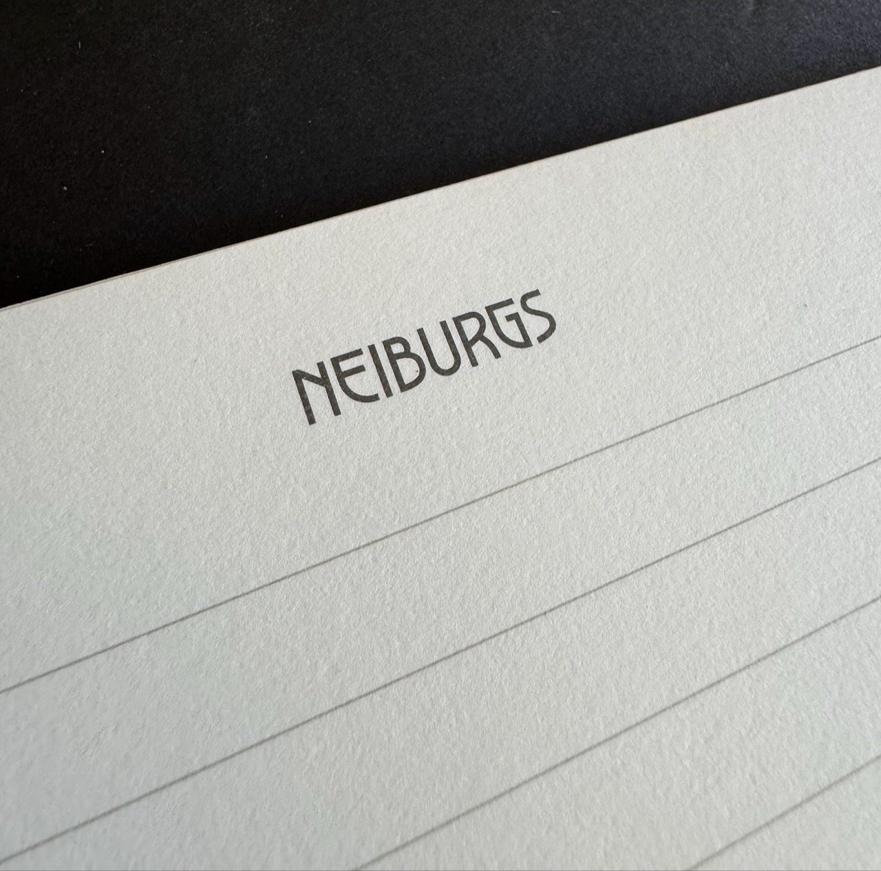 Neiburgs Latvia stationery image 1