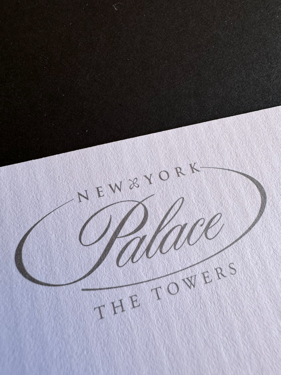 Palace New York stationery image 1