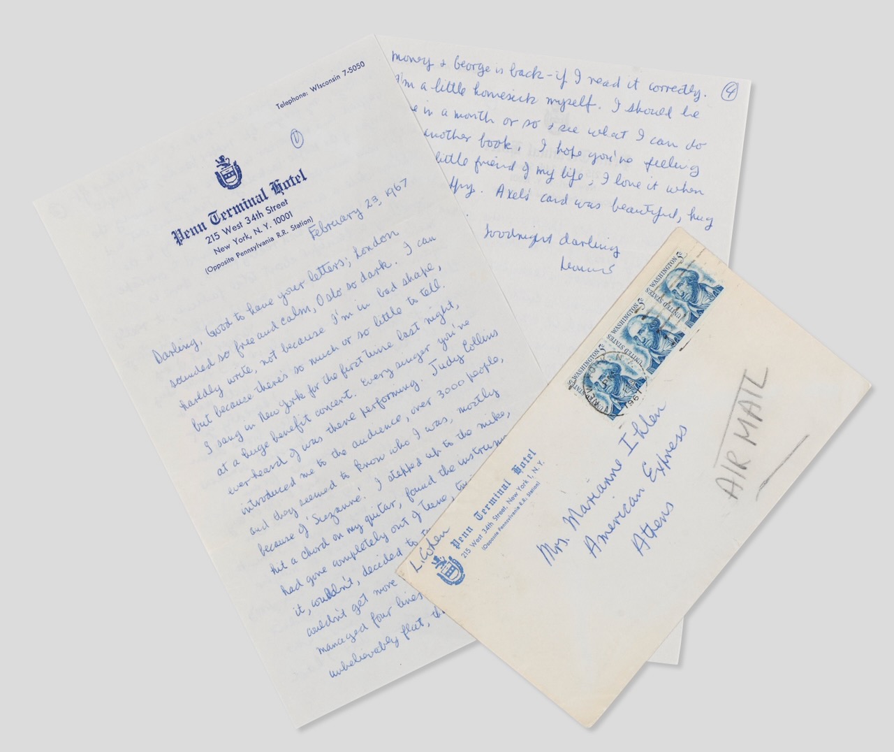 Penn Terminal Hotel stationery image 1