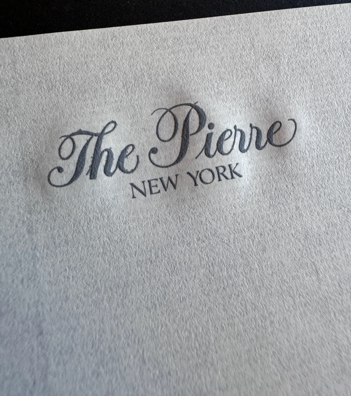 Pierre New York stationery image 1