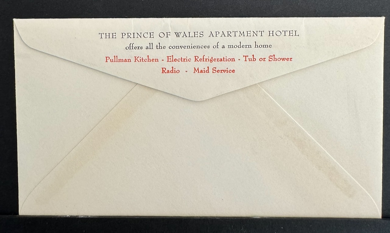 Prince of Wales Hotel Portland stationery image 4