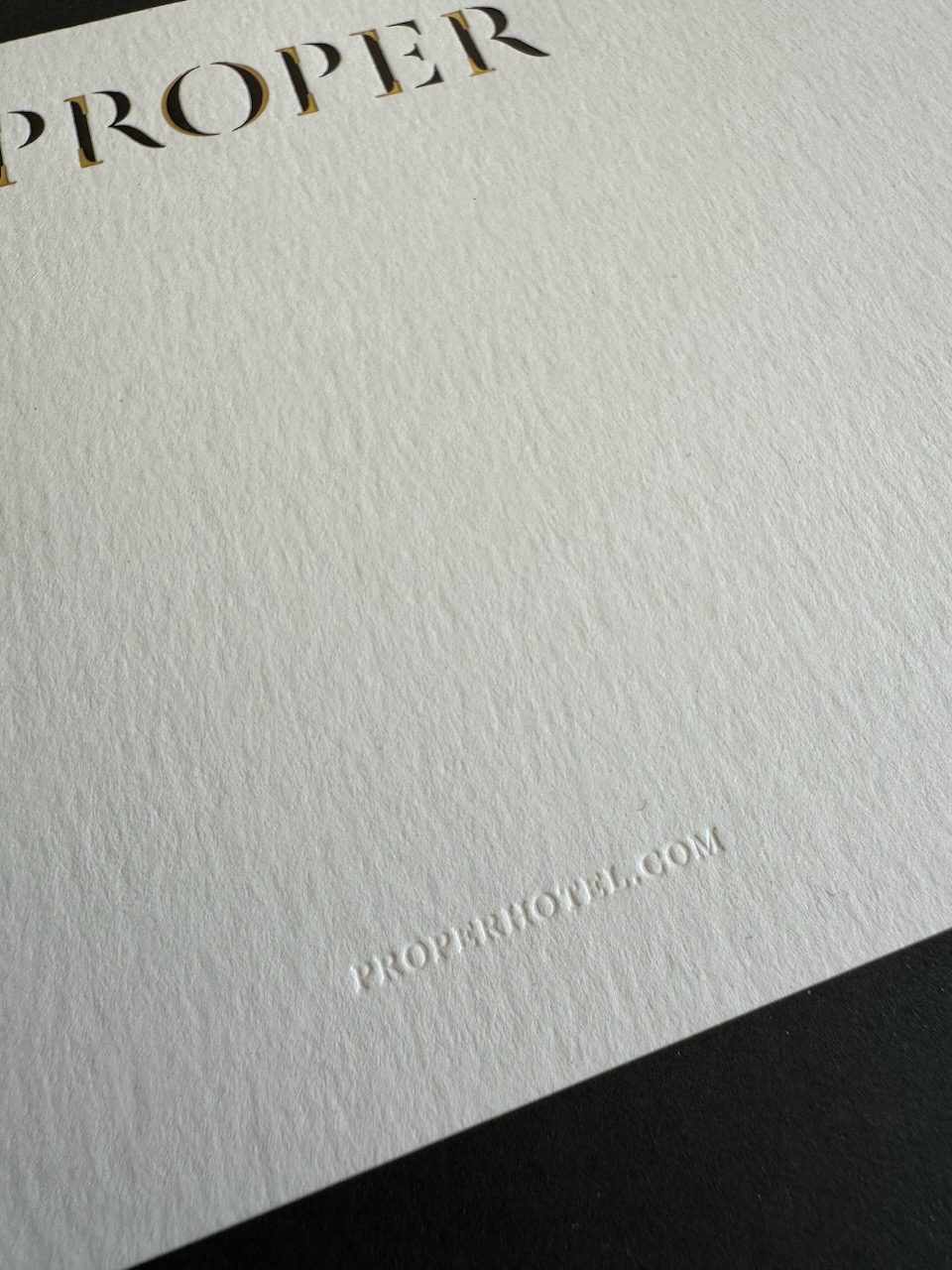 Proper Hotel San Francisco stationery image 6