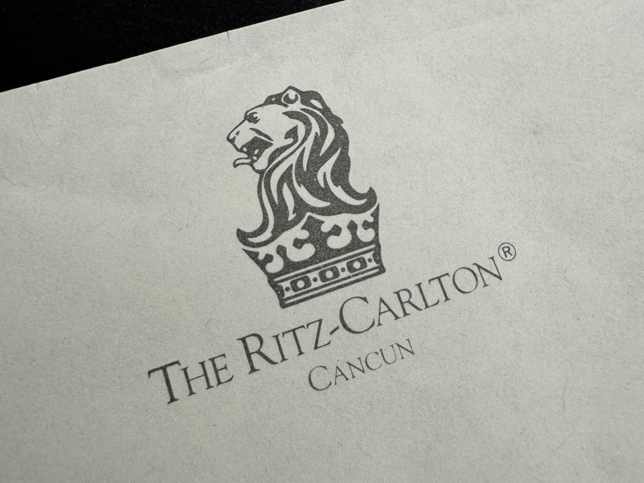 Ritz Cancun stationery image 1
