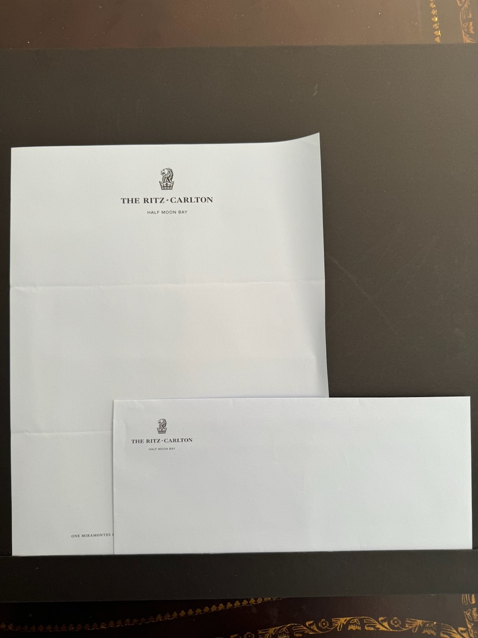 Ritz Half Moon Bay stationery image 3