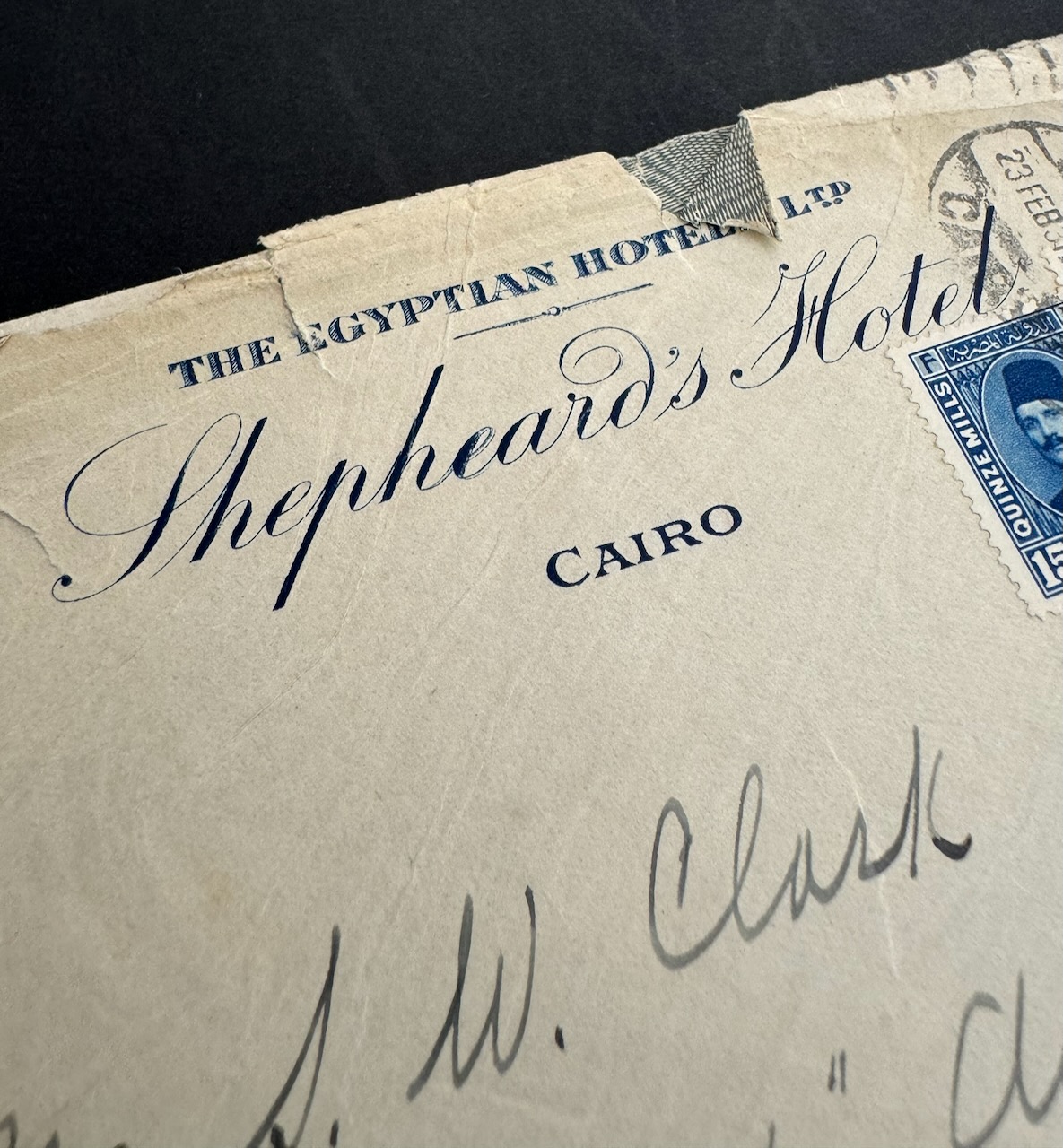 Shepheards Cairo stationery image 2