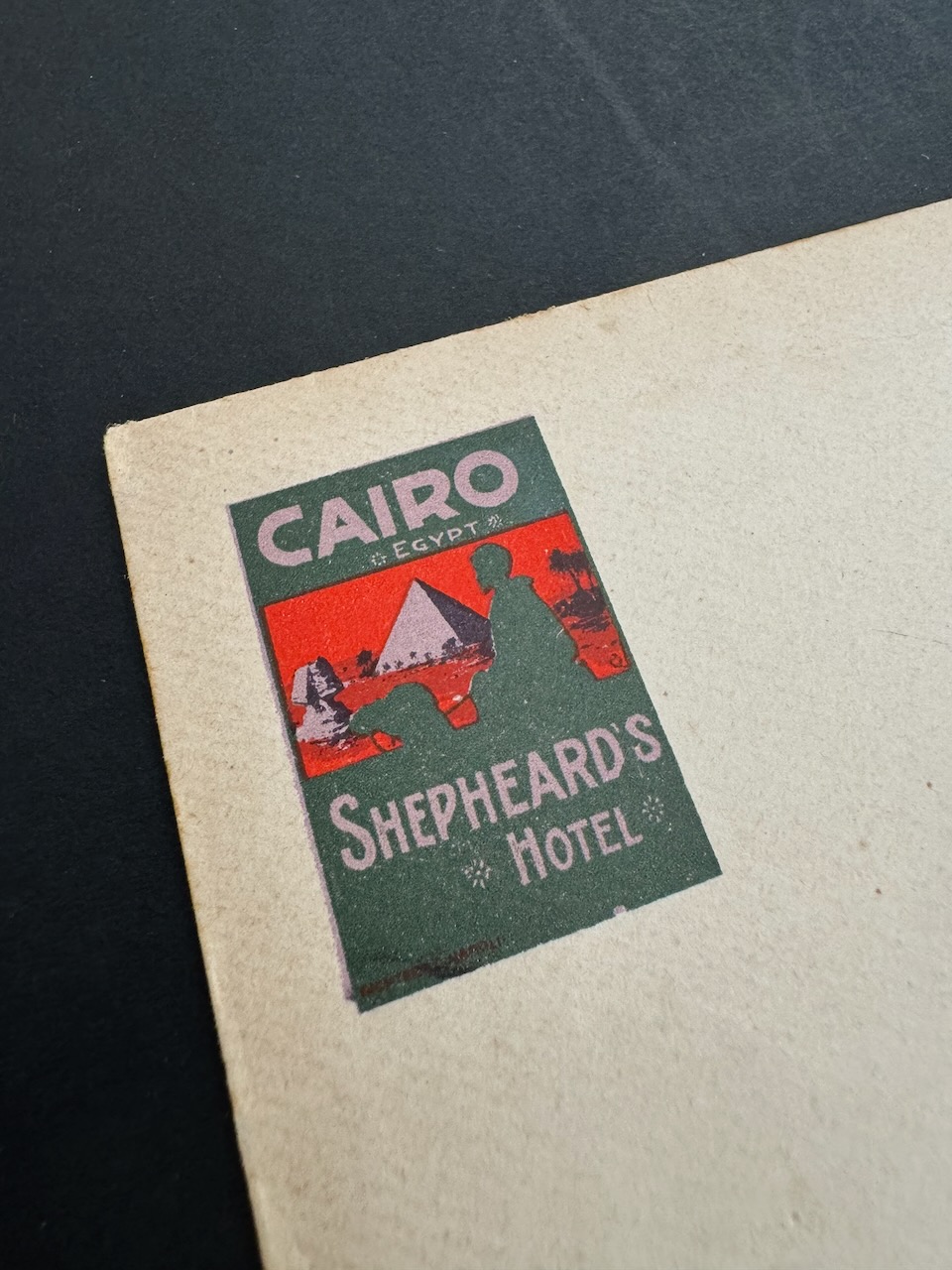 Shepheards Cairo stationery image 6
