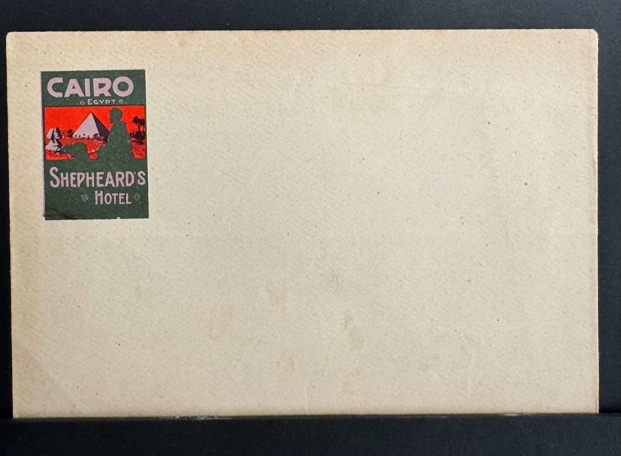Shepheards Cairo stationery image 7