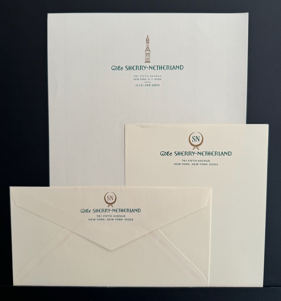 Sherry Netherland NYC stationery image 13