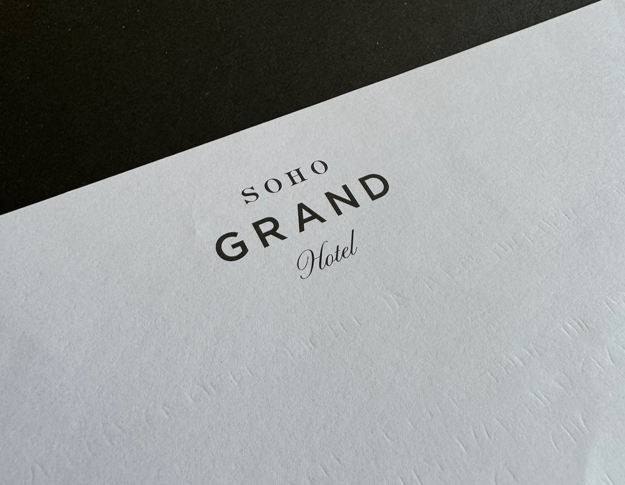 Soho Grand Hotel New York stationery image 1