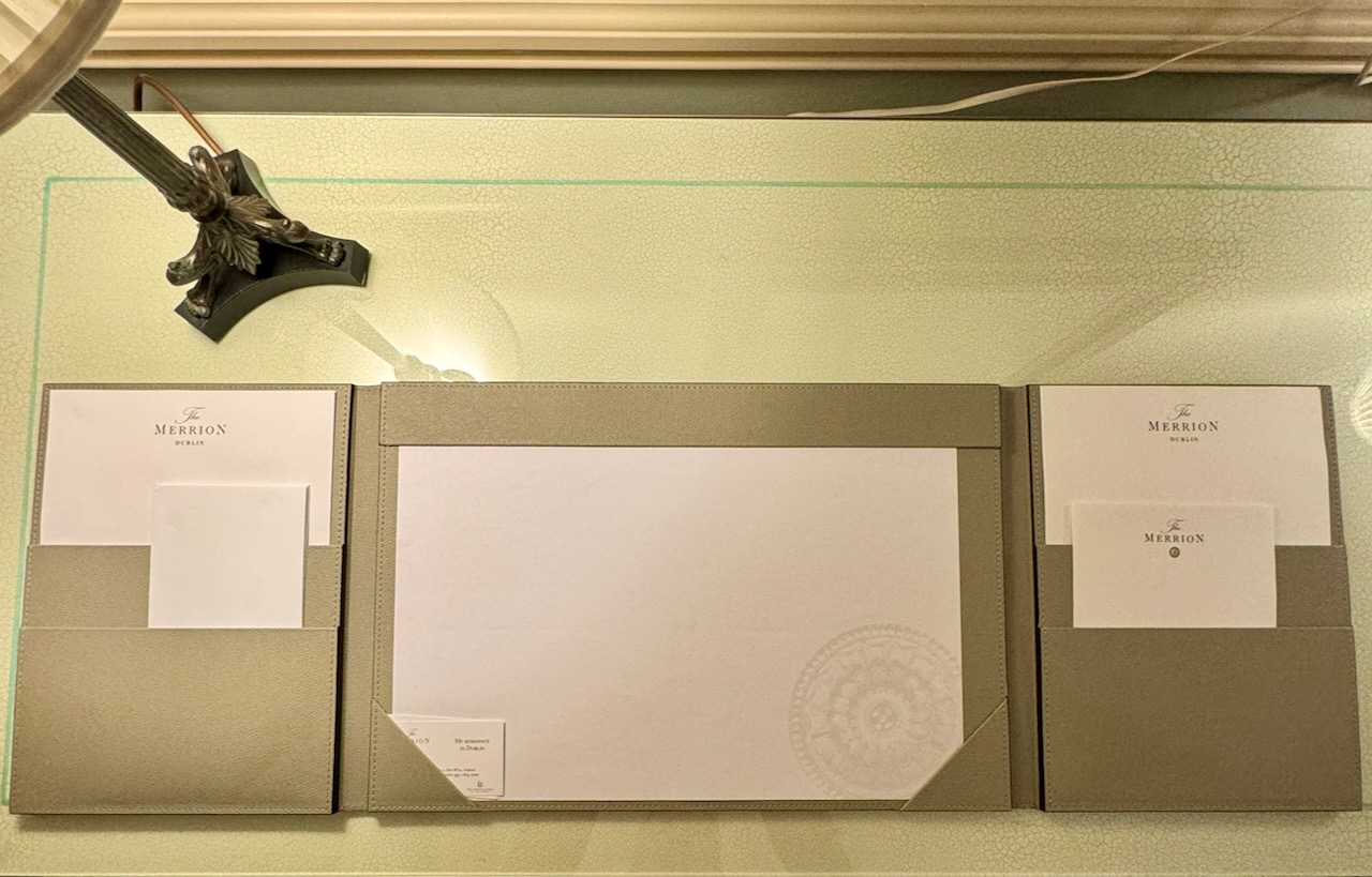 The Merrion Dublin stationery image 6