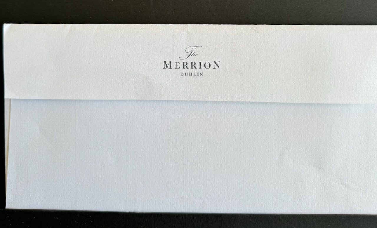 The Merrion Dublin stationery image 9