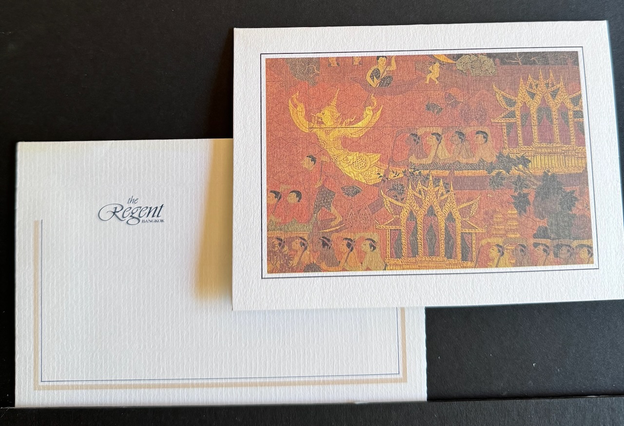 The Regent Bangkok stationery image 2