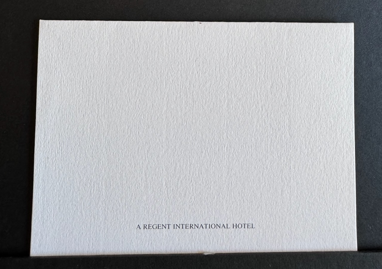 The Regent Bangkok stationery image 3