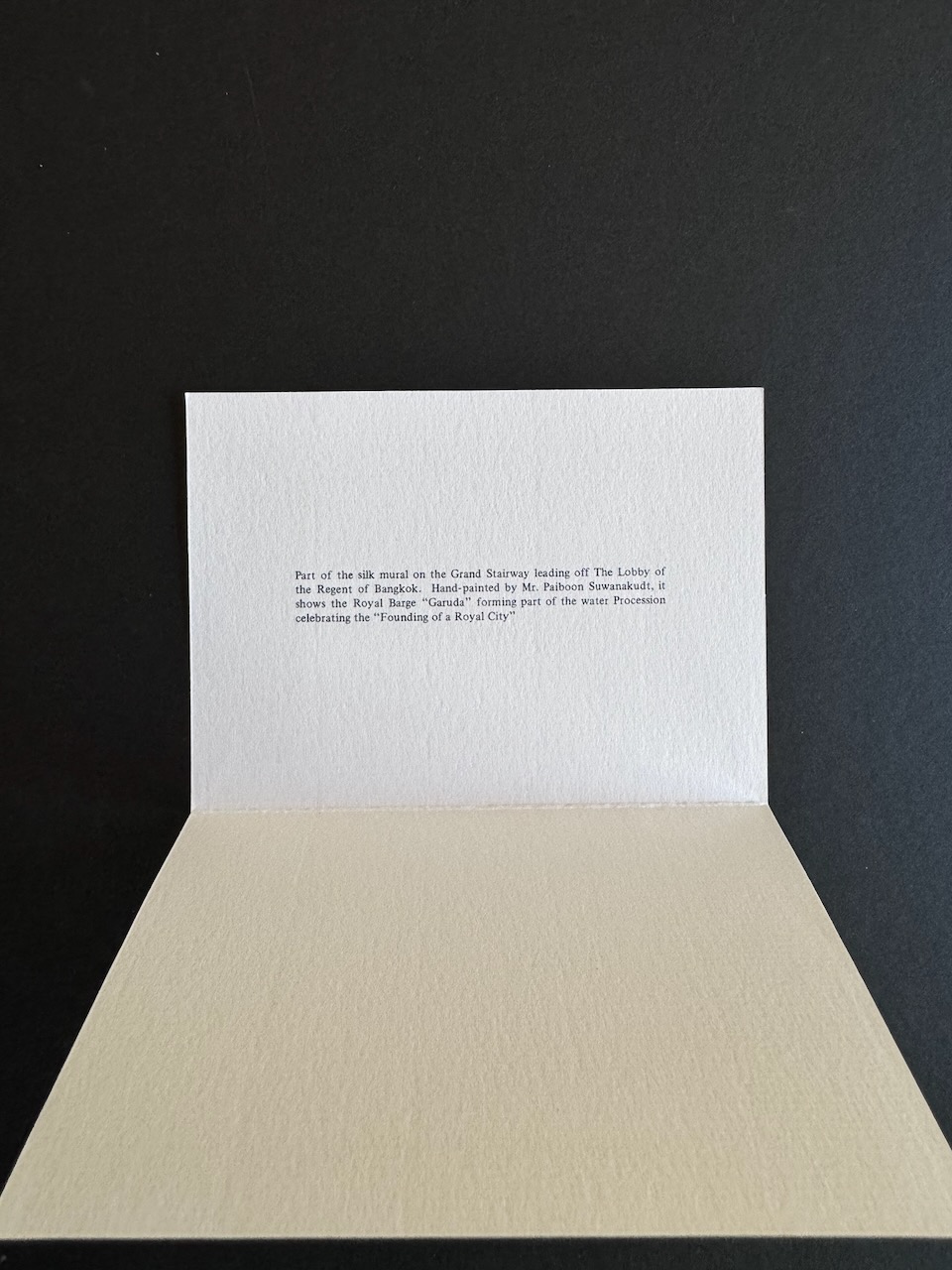 The Regent Bangkok stationery image 4