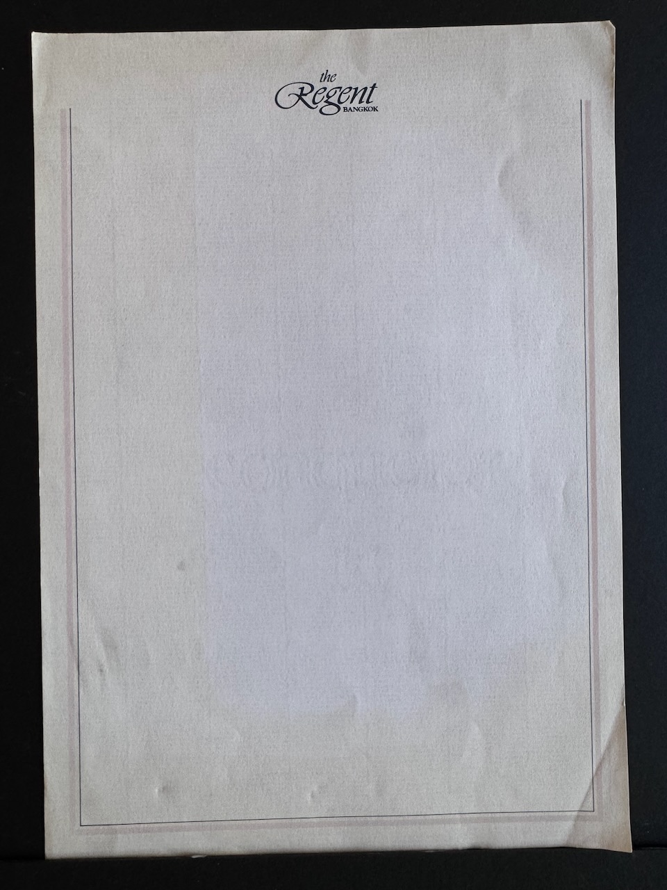 The Regent Bangkok stationery image 9