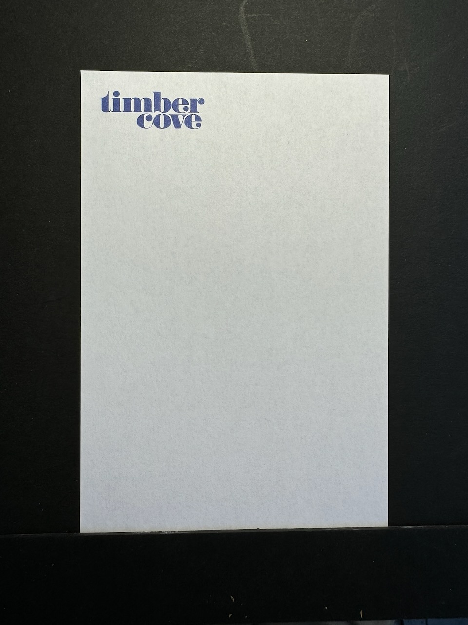 Timber Cove Jenner CA stationery image 2